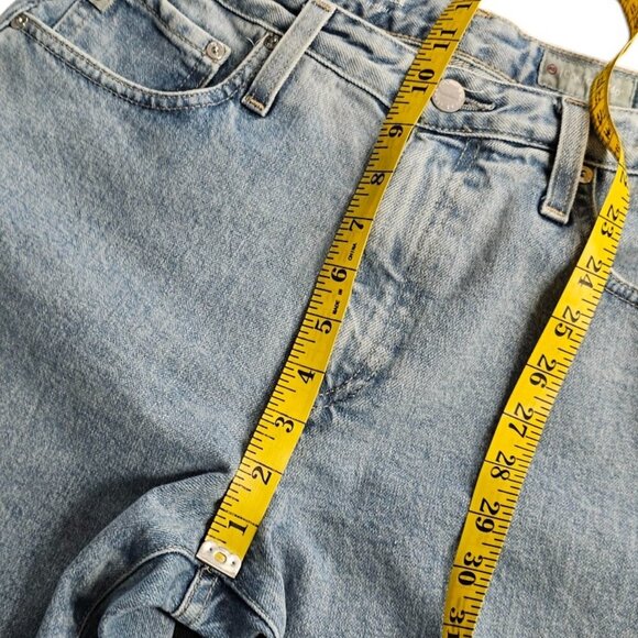 Ag Adriano Goldschmied Isabelle High Rise Straight Crop Jeans,Contour 360, 29 - Picture 4 of 9